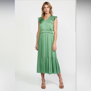 Current Air Midi Dress; green